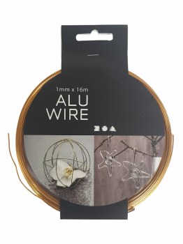 Aluminium Wire Gold 16m
