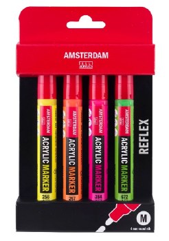 Amsterdam Acrylic Marker Reflex Set of 4
