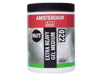 Amsterdam Extra Heavy Gel Medium 1000ml - MATT