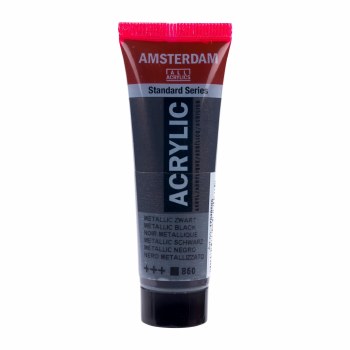 Amsterdam Acrylic 20ml Metallic Black