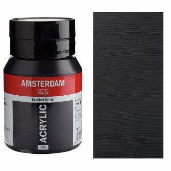 Amsterdam Acrylic 500ml Lamp Black