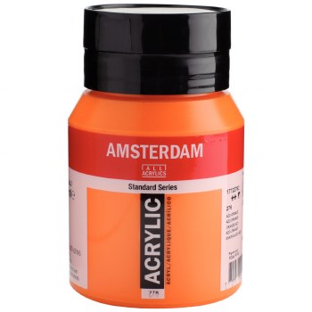 Amsterdam Acrylic 500ml Azo Orange