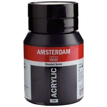 Amsterdam Acrylic 500ml Lamp Black