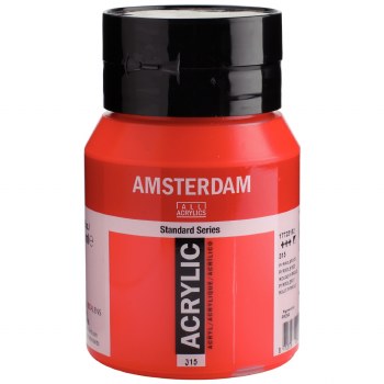 Amsterdam Acrylic 500ml Pyrrole Red