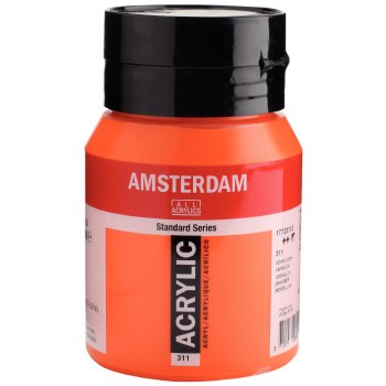 Amsterdam Acrylic 500ml Vermilion