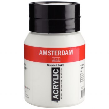 Amsterdam Acrylic 500ml Zinc White
