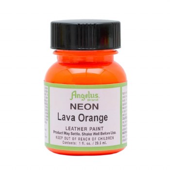 Angelus Leather Paint 29.5ml - NEON Lava Orange