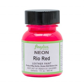 Angelus Leather Paint 29.5ml - NEON Rio Red