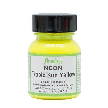 Angelus Leather Paint 29.5ml - NEON Tropic Sun Yellow