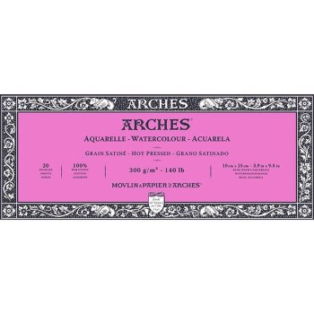 Arches Block 140lb 4x10" Hot Pressed