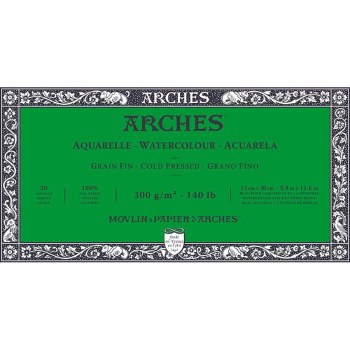 Arches Block 140lb 6x12" Cold Pressed