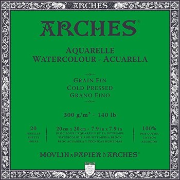 Arches Block 140lb 8x8" Cold Pressed
