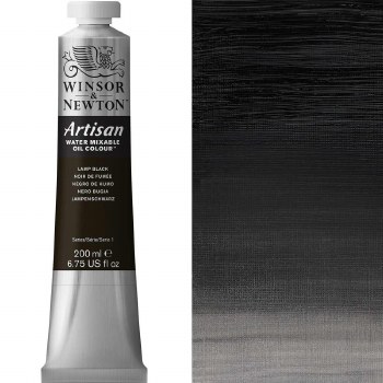 Winsor & Newton Artisan 200ml Lamp Black