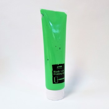 Lino Printing Ink 300ml - Fluorescent Green