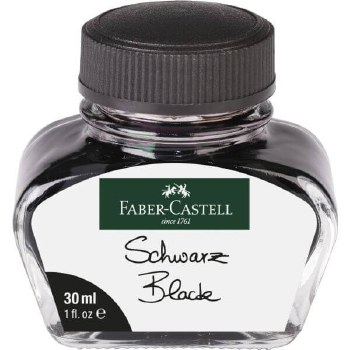 Faber Castell Black Fountain Pen Ink 30ml