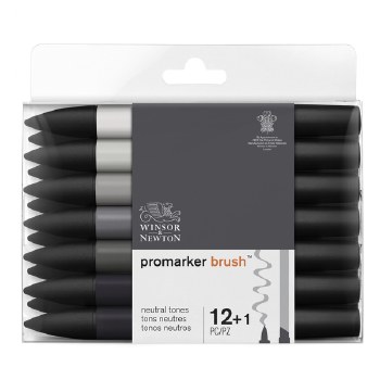 Promarker BRUSH - Neutral Tones Set 12's