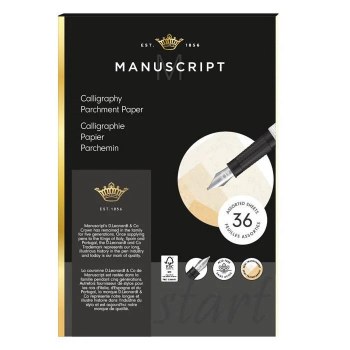 Manuscript Calligraphy Parchment Paper Pad - 36 sheets