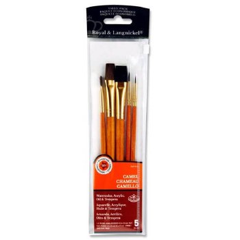 Camel Set of 5 Brushes