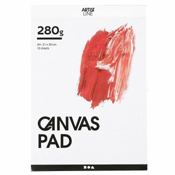 A4 Canvas Pad 280gsm
