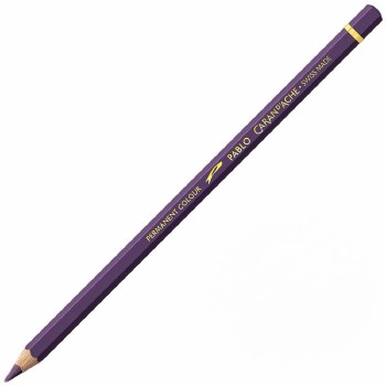Caran D'Ache Pablo Water-Resistant Coloured Pencil - Aubergine 099