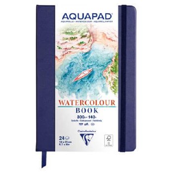 Clairefontaine Aquapad Sketchbook 14x21cm 300gsm
