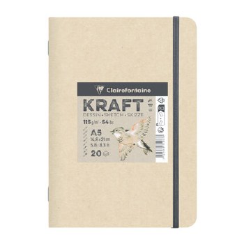 Clairefontaine A5 Kraft Design Notebook