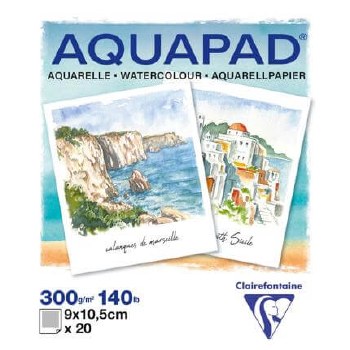 Clairefontaine Aquapad 9x10.5cm 300gsm