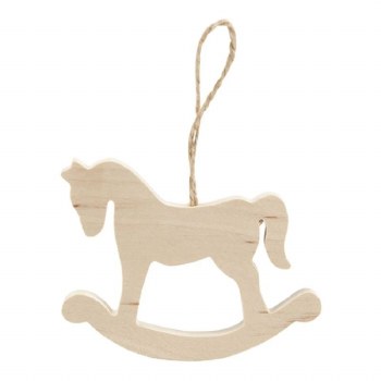 Christmas Ornaments Wooden Horse