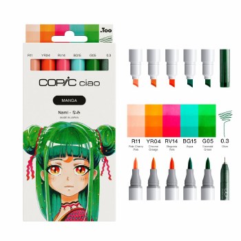 Copic Ciao Set Manga 6 Pcs - Nami