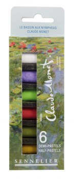 Sennelier x Claude Monet Soft Half Pastel Set of 6