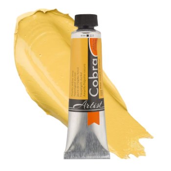 Cobra Artist Water-Mixable Oil Colour 40ml Naples Yellow Deep 223