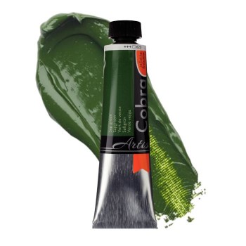 Cobra Artist Water-Mixable Oil Colour 40ml Sap Green 623