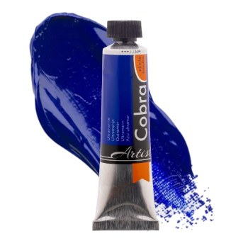 Cobra Artist Water-Mixable Oil Colour 40ml Ultramarine 504