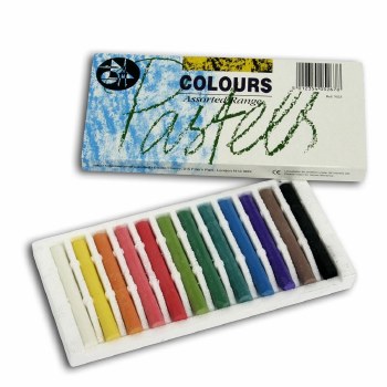 Colour pastels (12 per box)