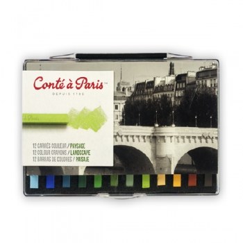 Conte Carre Crayons Set of 12 Landscape