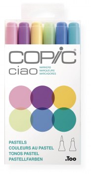 Copic Ciao Pastel Set - 6 Markers