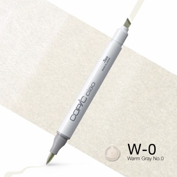 Copic Ciao W0 Warm Grey 0