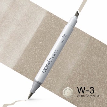 Copic Ciao W3 Warm Grey 3
