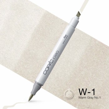 Copic Ciao W1 Warm Grey 1