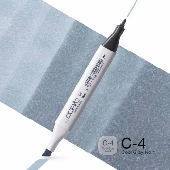 Copic Classic C4 Cool Gray 4