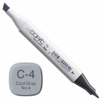 Copic Classic C4 Cool Gray 4
