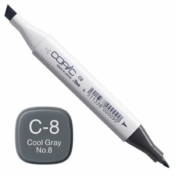 Copic Classic C8 Cool Gray 8