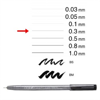 Copic Multiliner Classic 0.3mm