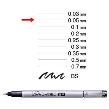 Copic Multiliner SP Black 0.05