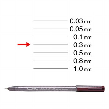 Copic Multiliner Wine 0.3mm