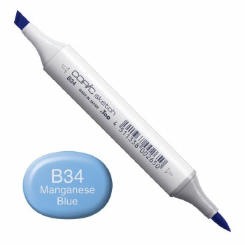 Copic Sketch B34 ManganeseBlue