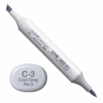 Copic Sketch C3 Cool Gray 3