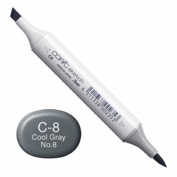 Copic Sketch C8 Cool Gray 8
