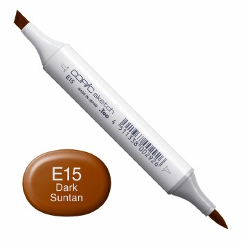 Copic Sketch E15 Dark Suntan