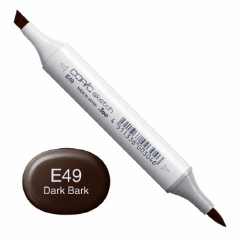 Copic Sketch E49 Dark Bark
